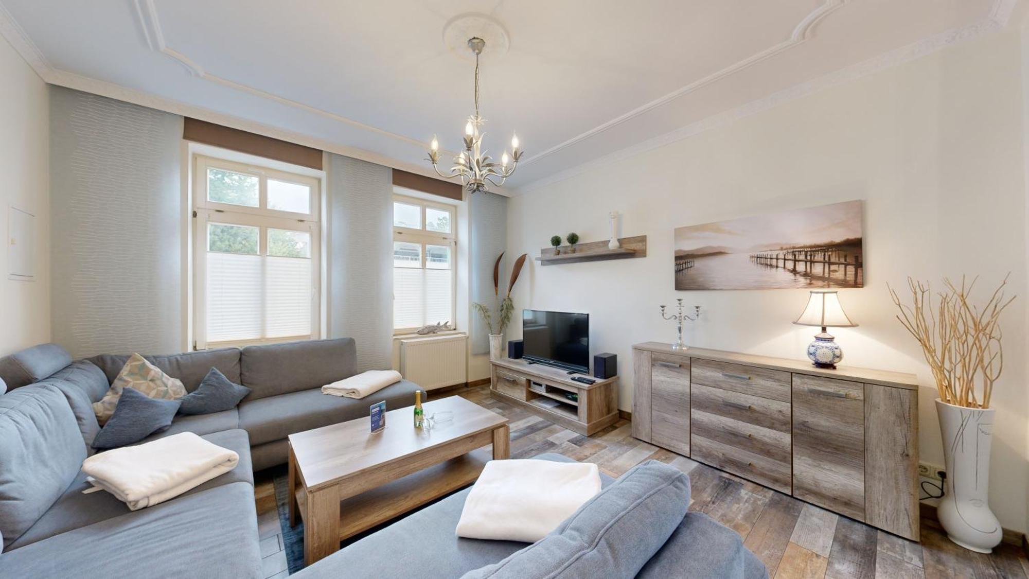Strandnahe Fewo Mit Terrasse, Villa Vergissmeinnicht 01, Остзебад Бинц Экстерьер фото